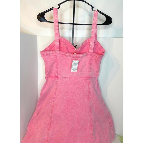 ee:some Pink Mini Flare Mini Dress Women’s Size Small - Picture 7 of 10